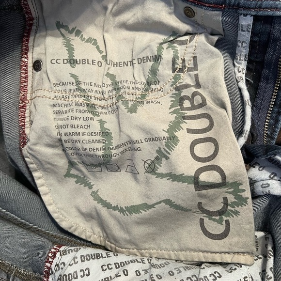 Cc Double 0 men’s distressed skinny jeans size 32 - Picture 6 of 8